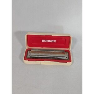 Vintage M. Hohner "Marine Band" Harmonica No. 1896 Key G A440 & Box - Germany